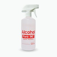 Alcohol Puro 96° con Atomizador de 500 ML